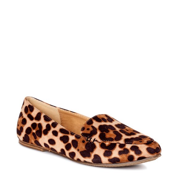 Time and Tru Shoes - Time and Tru Women’s Animal Print Flats